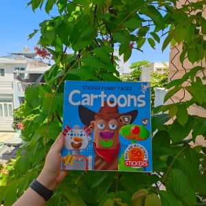 Sticker Funny Faces Cartoons